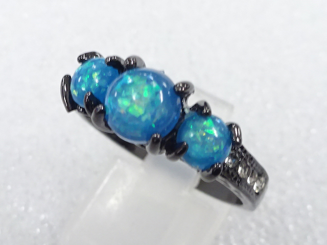 COLORED STONE FASHION RING / JP SIZE 22
